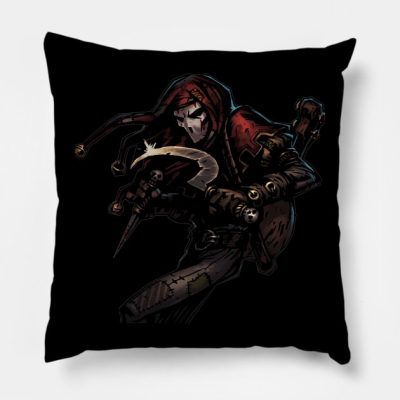 Jester Darkest Dungeon Throw Pillow Official Darkest Dungeon Merch