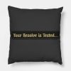 Darkest Dungeon Your Resolve Is Tested Throw Pillow Official Darkest Dungeon Merch