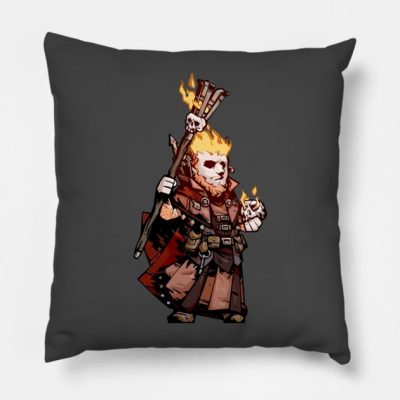 Darkest Dungeon Warrior Throw Pillow Official Darkest Dungeon Merch