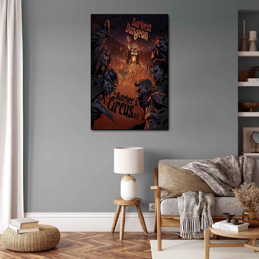Darkest Dungeon Poster Canvas Art Poster and Wall Art Picture Print Modern Family bedroom Decor Posters 7 - Darkest Dungeon Store