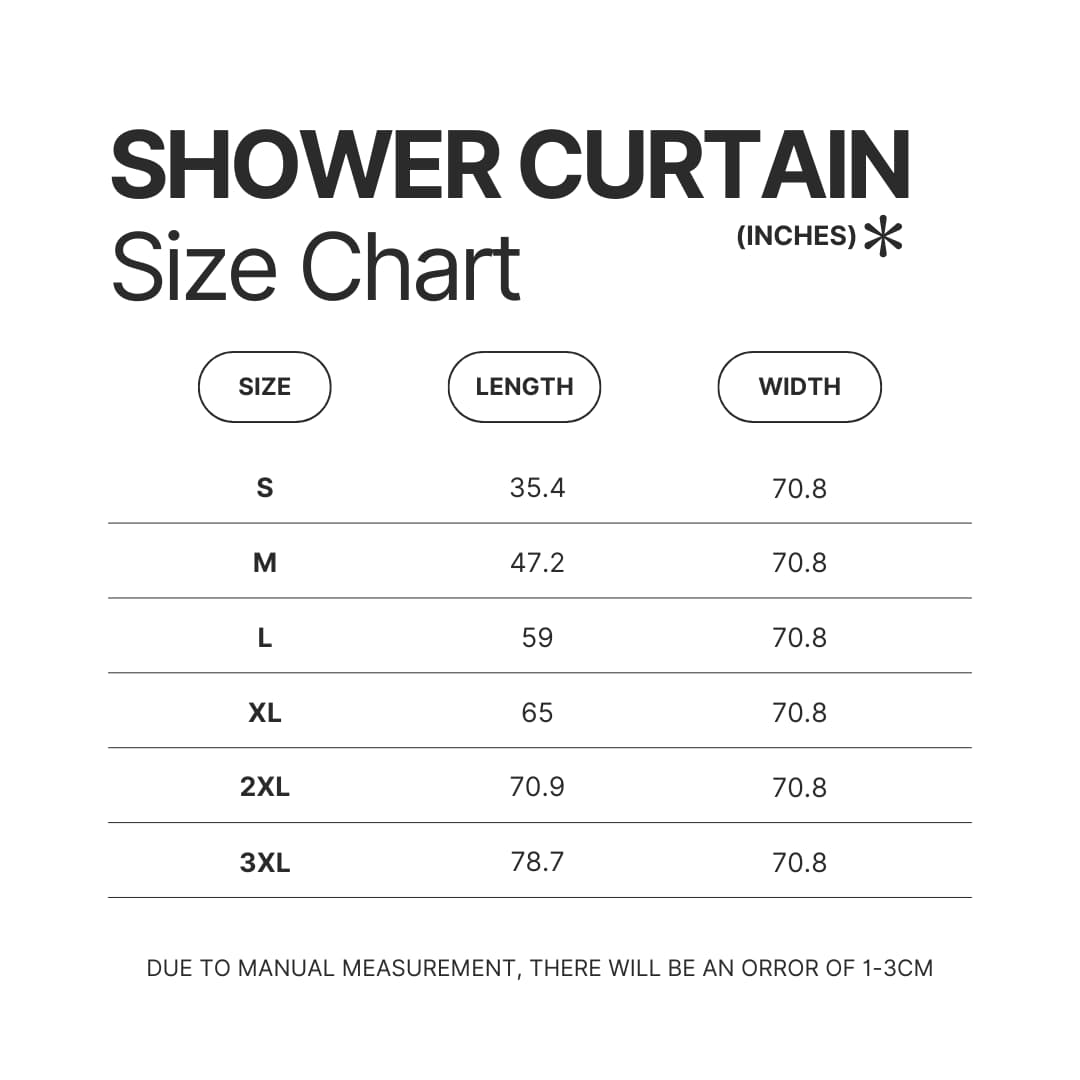 Shower Curtain Size Chart - Darkest Dungeon Store